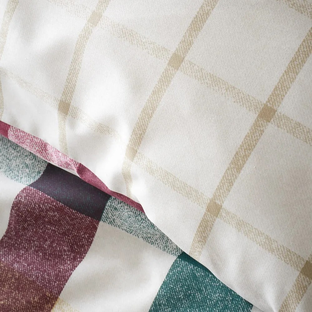 Pościel dwuosobowa 230x220 cm Autumn Check – Catherine Lansfield
