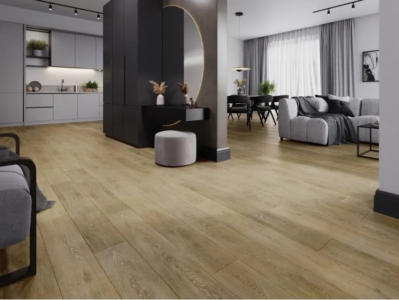 Mexen Alabama panele winylowe 1227 x 187 mm LVT Dryback 2,5 mm, podkład PVC, 4 V-Fuga, Dąb - F1319-1227-187-255-4V1-01