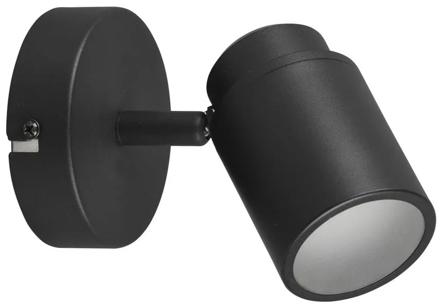 Metalowa lampa punktowa w kolorze matowej czerni 10x9 cm Angelo – Trio