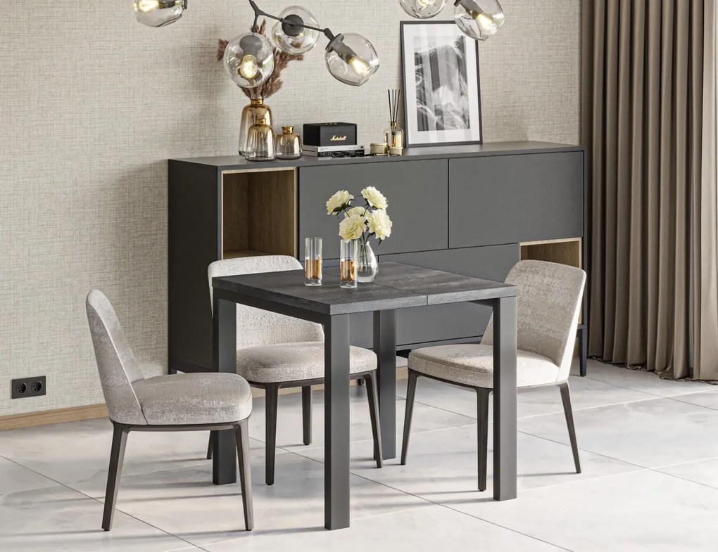 Stół Garant 215 Endo z blatem 80x80 rozkładany do 215 cm