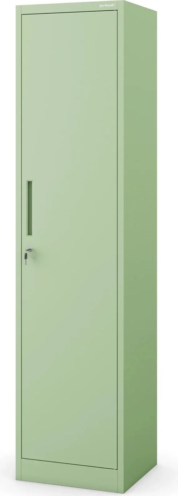 Metalowa szafa aktowa Alex Fresh Style 45x40x185 cm pastelowy zielony
