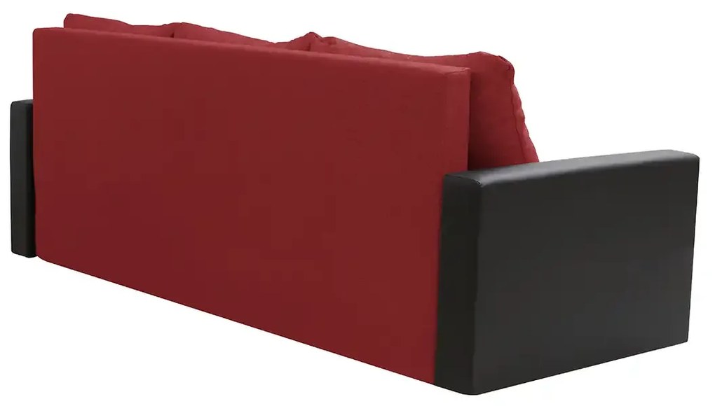 Kanapa sofa 3 os z funkcją spania EKO Jasny beżowy/Czarny