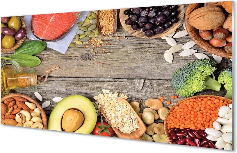 Panel nad Blat Kuchenny Zdrowa Kompozycja Warzywna