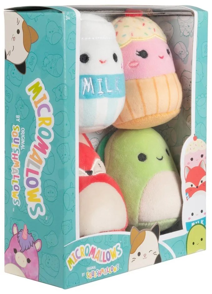 Zabawki pluszowe zestaw 4 szt. Micromallows 4Pack – SQUISHMALLOWS