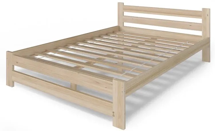 Skandynawskie Łóżko Z Materacem 120X200 G2-H77