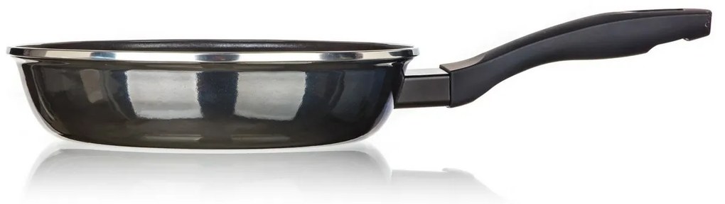 Banquet Patelnia emaliowana METALLIC Black 24 cm,z nieprzywierającą powierzchnią, 24 cm