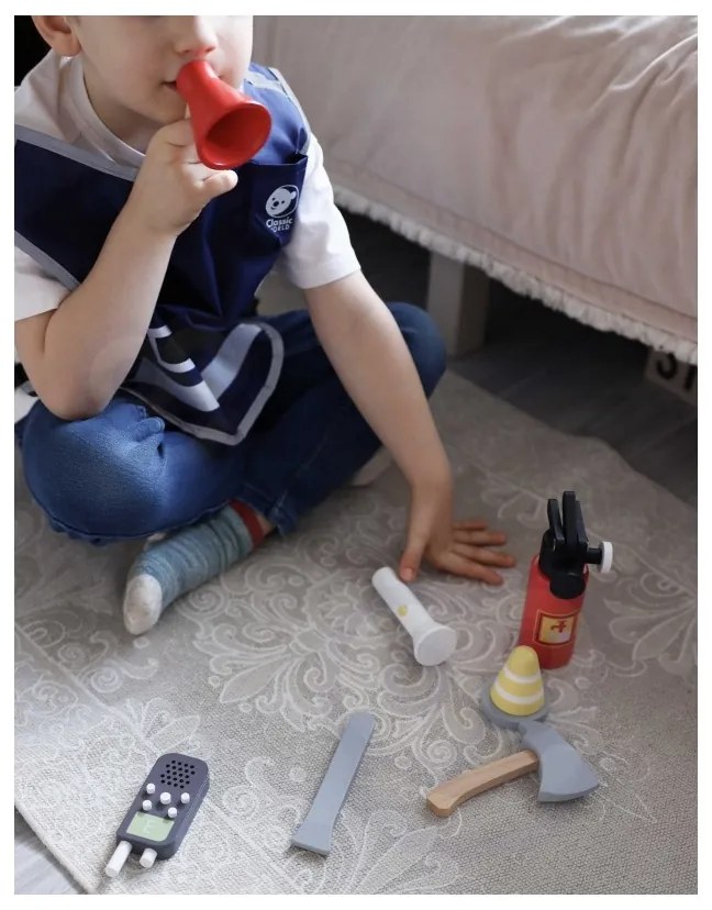 Classic world little firefighter set costume tools 8 pcs.