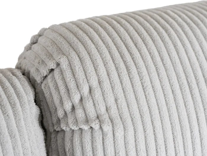 Fotel Rozkładany z Podnóżkiem ARTURO Szary Nowoczesny