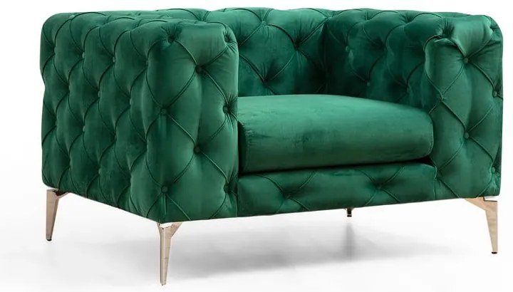 Zielony fotel Como – Artie
