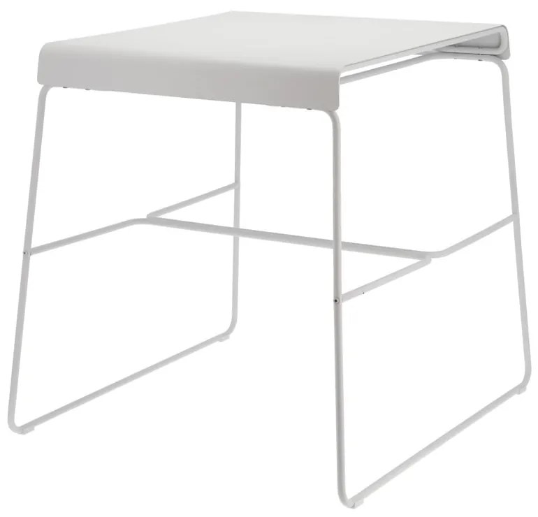 Biały metalowy stół 58x75 cm A-Café – Zone