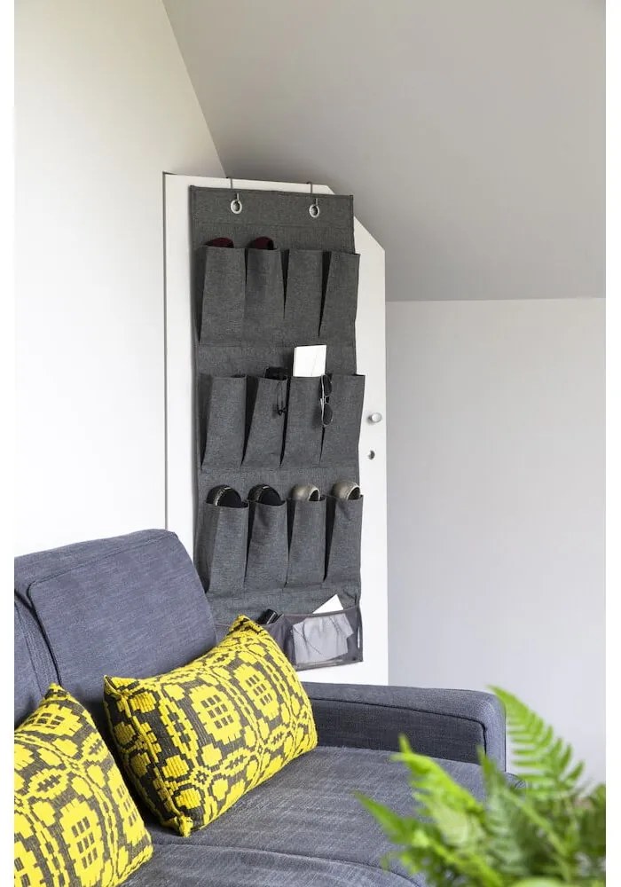 Wiszący tekstylny organizer do szafy – Bigso Box of Sweden