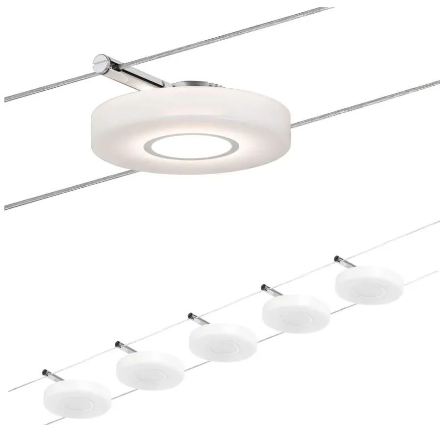 Paulmann 94109 - Zestaw 5x LED 4,3W punktowe do systemu linowego MAC 230V