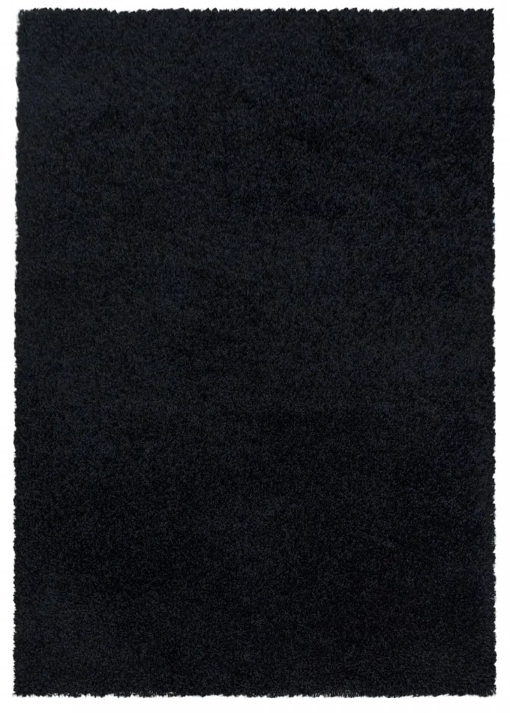 Dywan shaggy Sydney czarny 120 cm x 170 cm