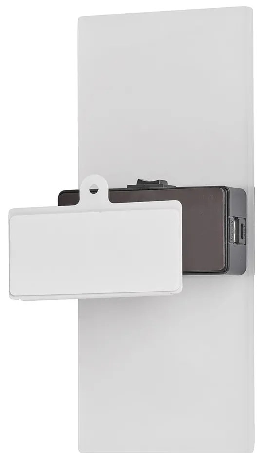 Kinkiet LED w kolorze białym i matowego srebra Magnetics – Fischer & Honsel