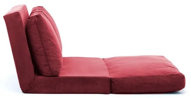 Bordowa rozkładana sofa 120 cm Taida – Balcab Home