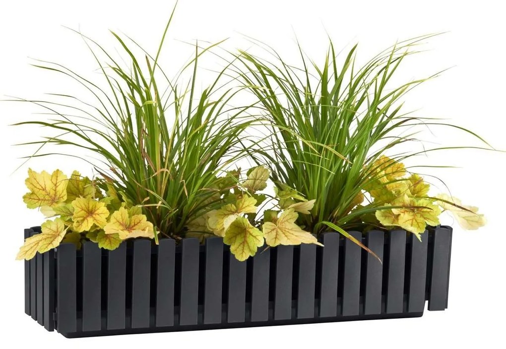 Gardenico Donica Fency antracyt, 75 x 18,5 cm