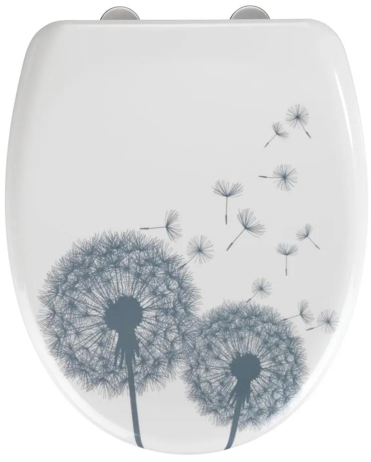 WENKO 22409100-WC deska sedesowa ASTERA 45x38 cm wielobarwna/srebrna