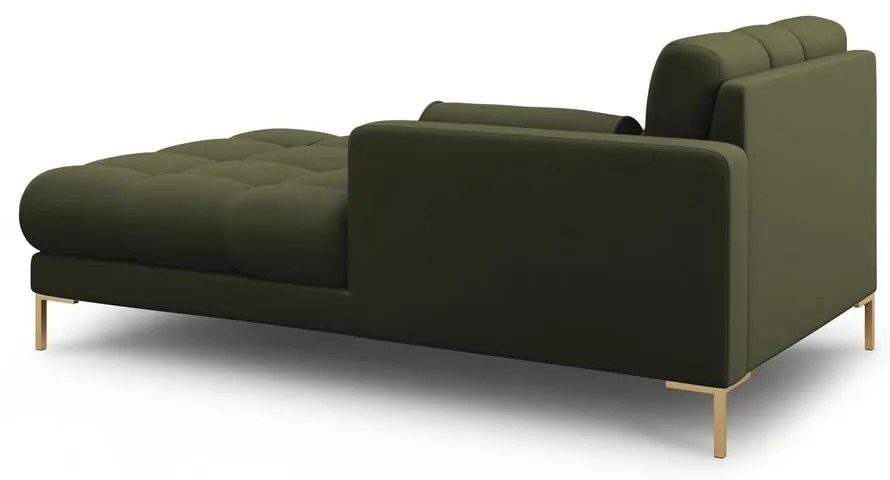 Zielony szezlong (prawostronny) Bali – Cosmopolitan Design