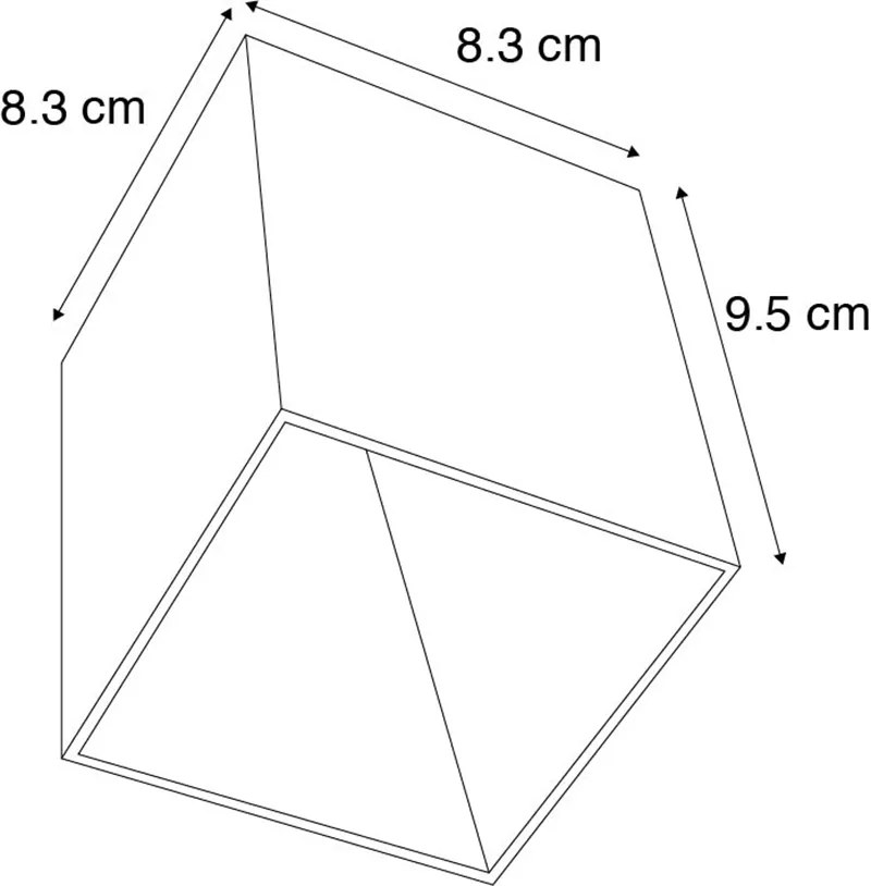 Inteligentny reflektor czarny z WiFi GU10 - Qubo Nowoczesny Oswietlenie wewnetrzne