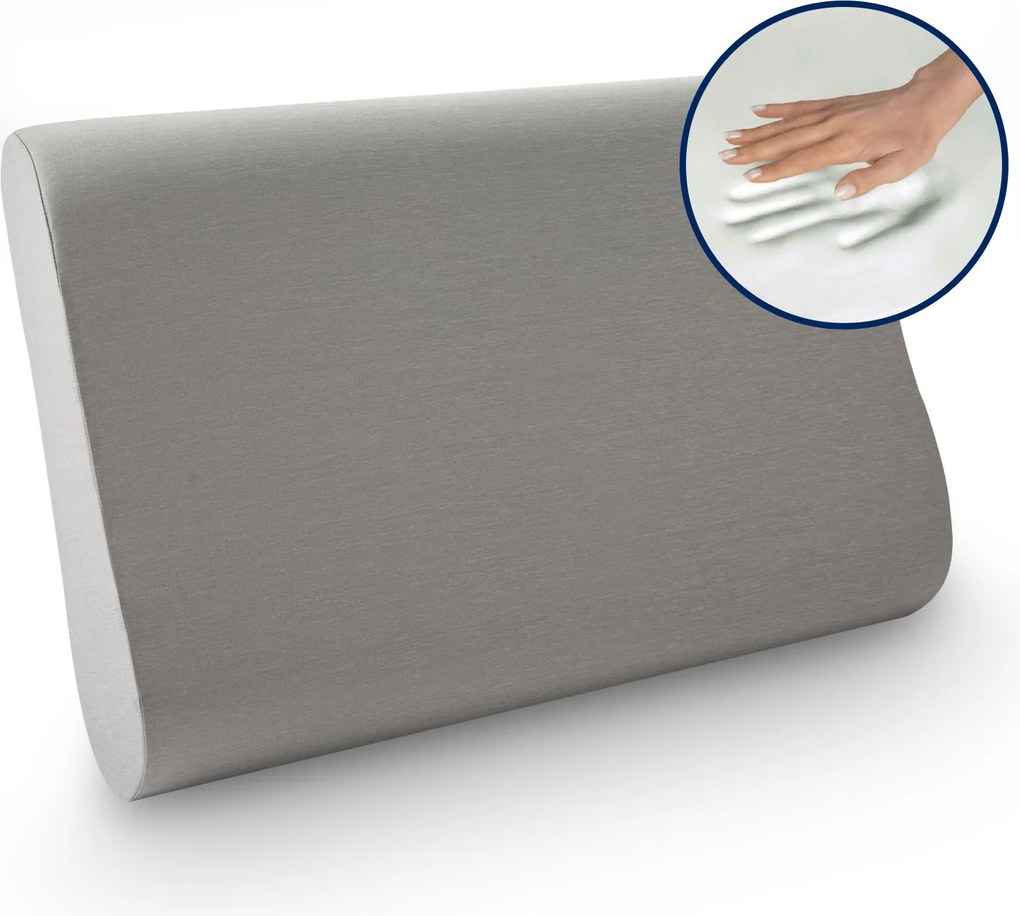 Poduszka ergonomiczna z pianką memory i grafenem 40x60 40x60 cm