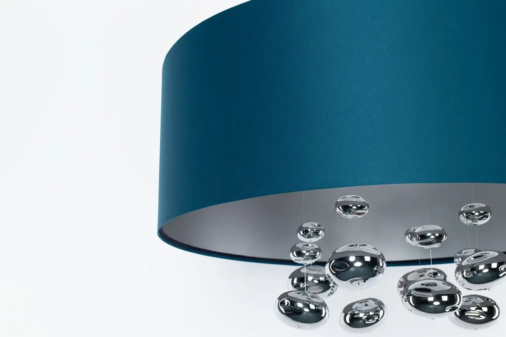 Lampa wisząca BUBBLE LIGHT 60cm granatowa BPS KONCEPT