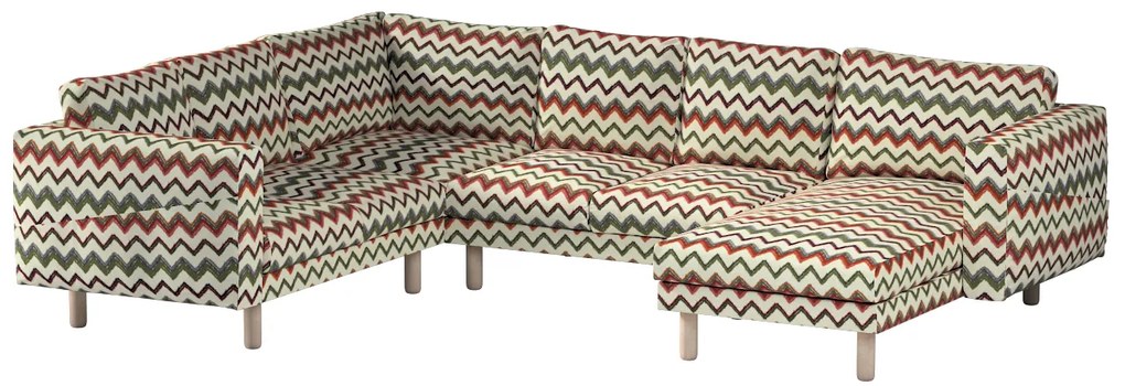 Pokrowiec na sofę narożną Norsborg 5-osobową z szezlongiem