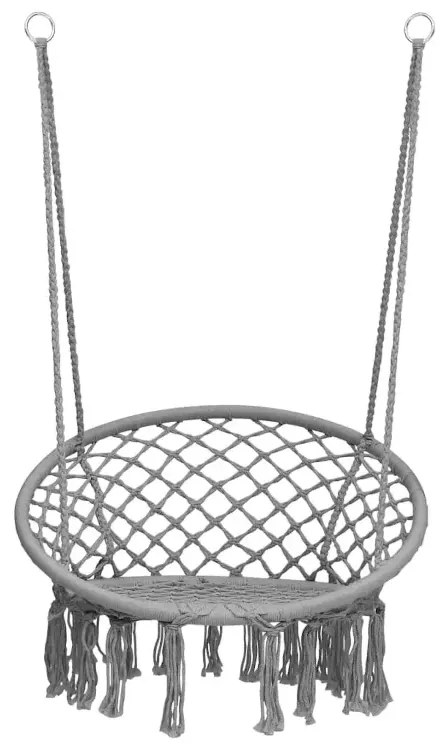 Wiszący fotel hamakowy szary Z0-A98