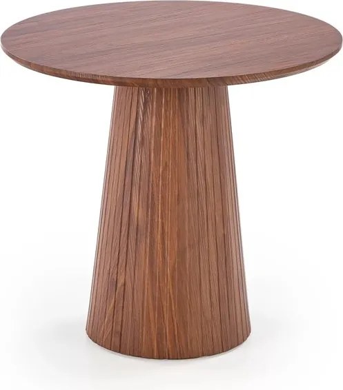 Stolik kawowy okrągły Stellis 60 cm - orzech