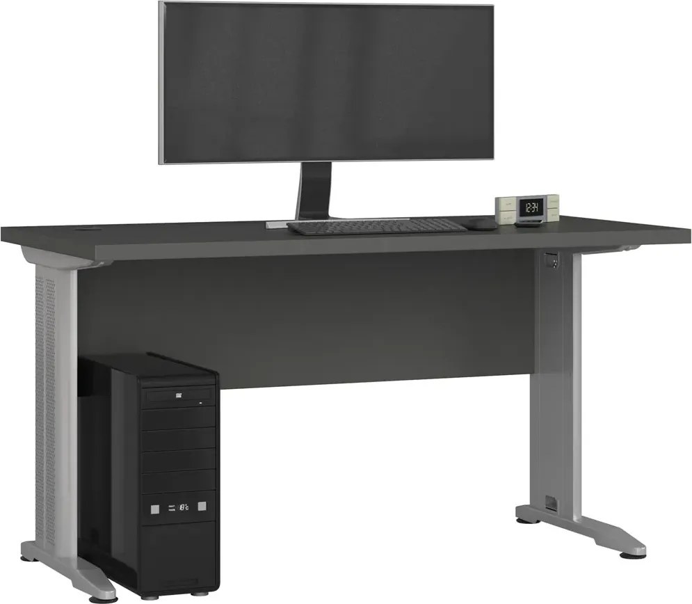 Szare biurko komputerowe H6-T03