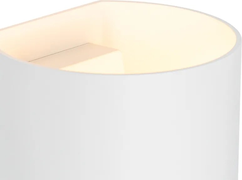 Nowoczesna lampa ścienna biała - Sabbio