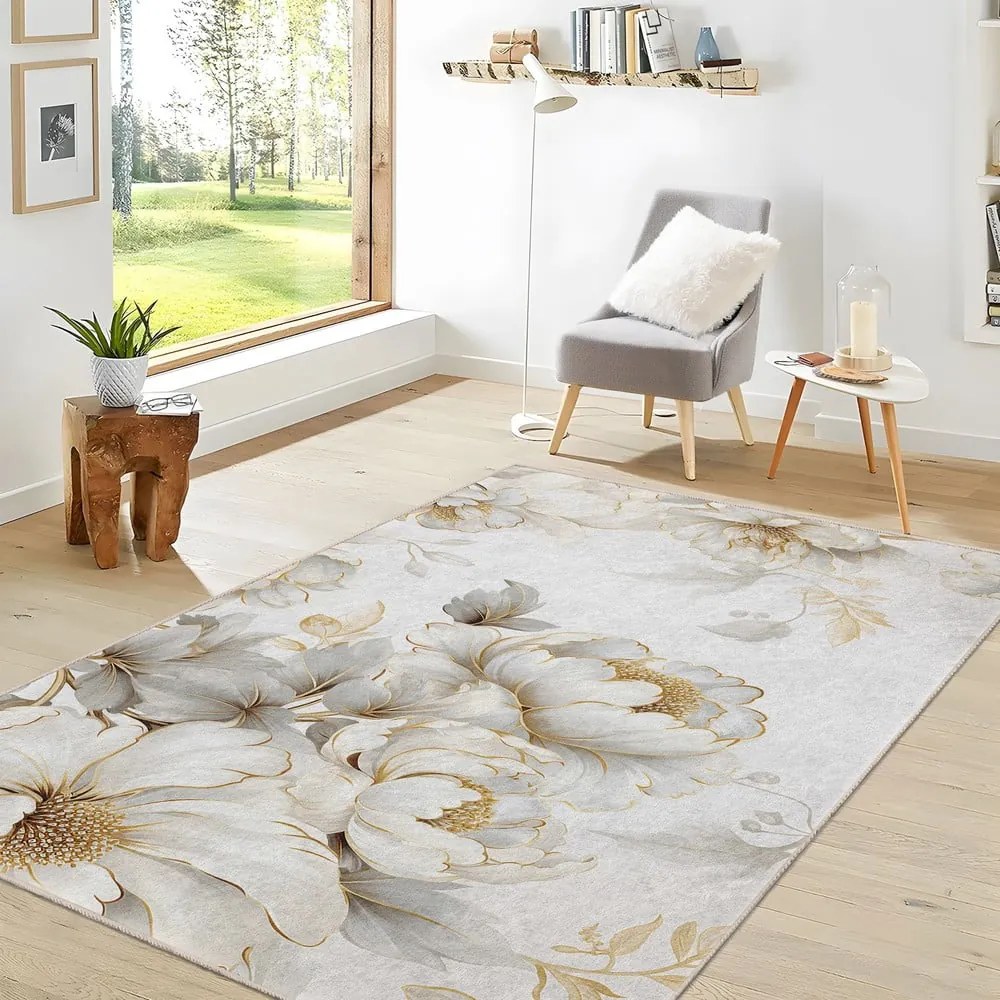 Kremowy chodnik odpowiedni do prania 80x200 cm Soft and Gentle – Mila Home