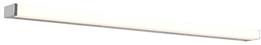 Kinkiet LED w kolorze błyszczącego srebra (dł. 120 cm) Fabio – Trio