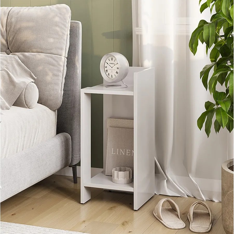 Stolik nocny biały 27x25x60 lenar