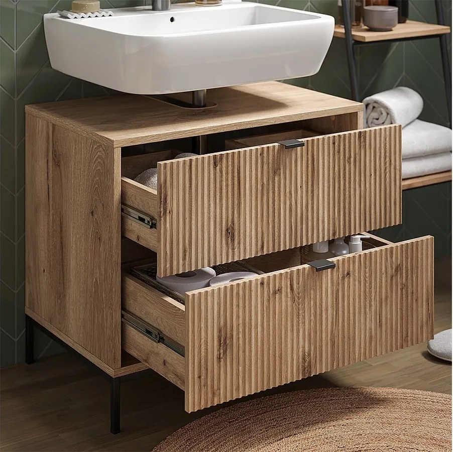 Szafka na wannę viking oak 70x45.1x63 eliza