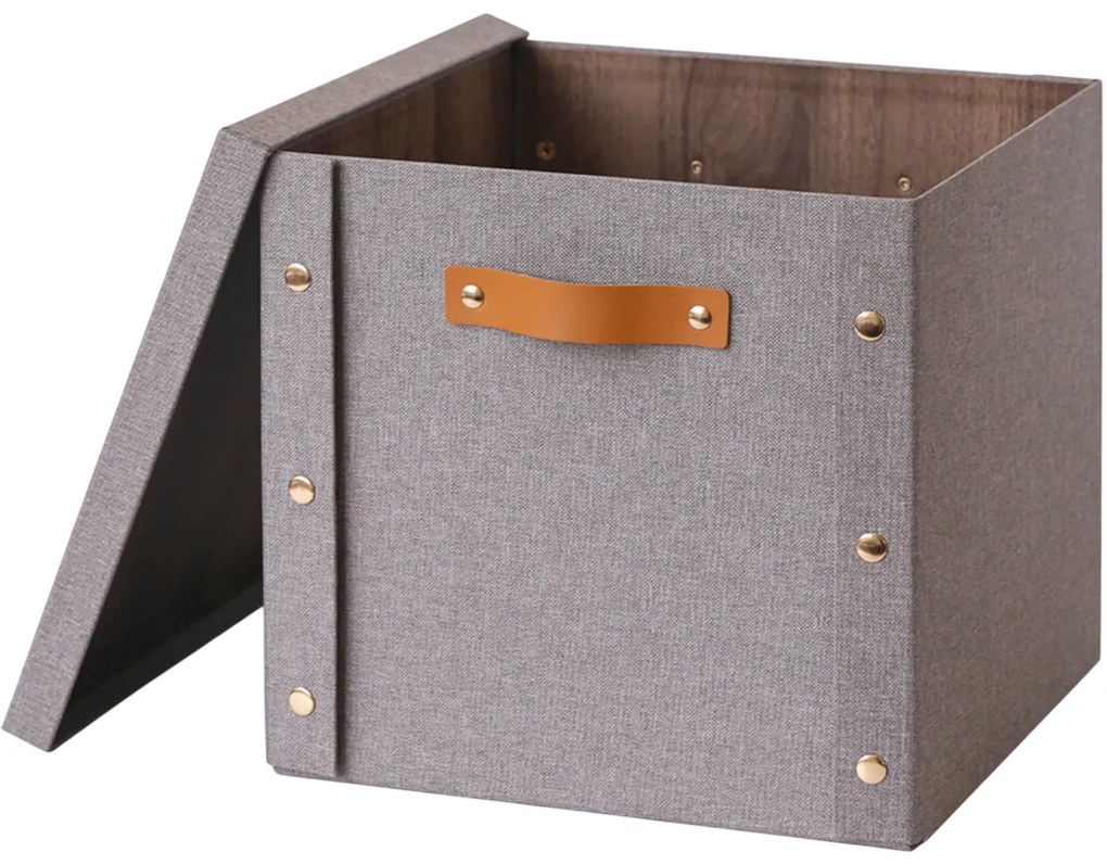 Kitchisimo Zestaw 2 pudełek do przechowywania z pokrywką 30 × 30 × 28 cm, L