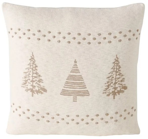 Bawełniana poduszka z wzorem w choinki MARTJE, 50 x 50 cm