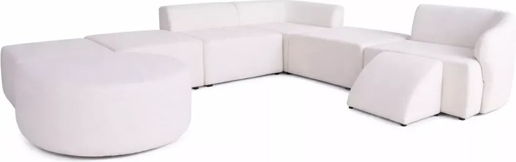 Modułowy narożnik Rimini XII w nowoczesnym designie z pianką HR45
