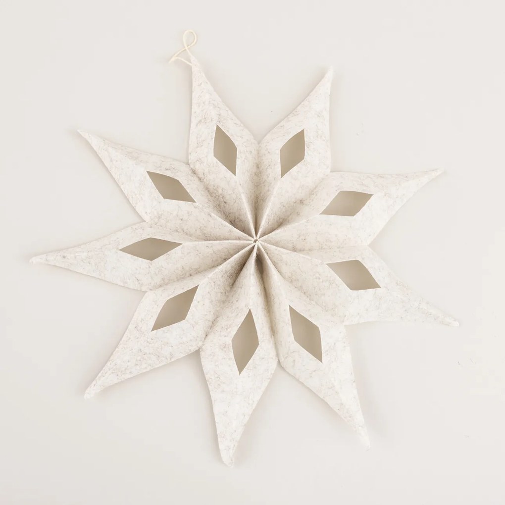 Ozdoba świąteczna Nivalis I ecru 50 cm
