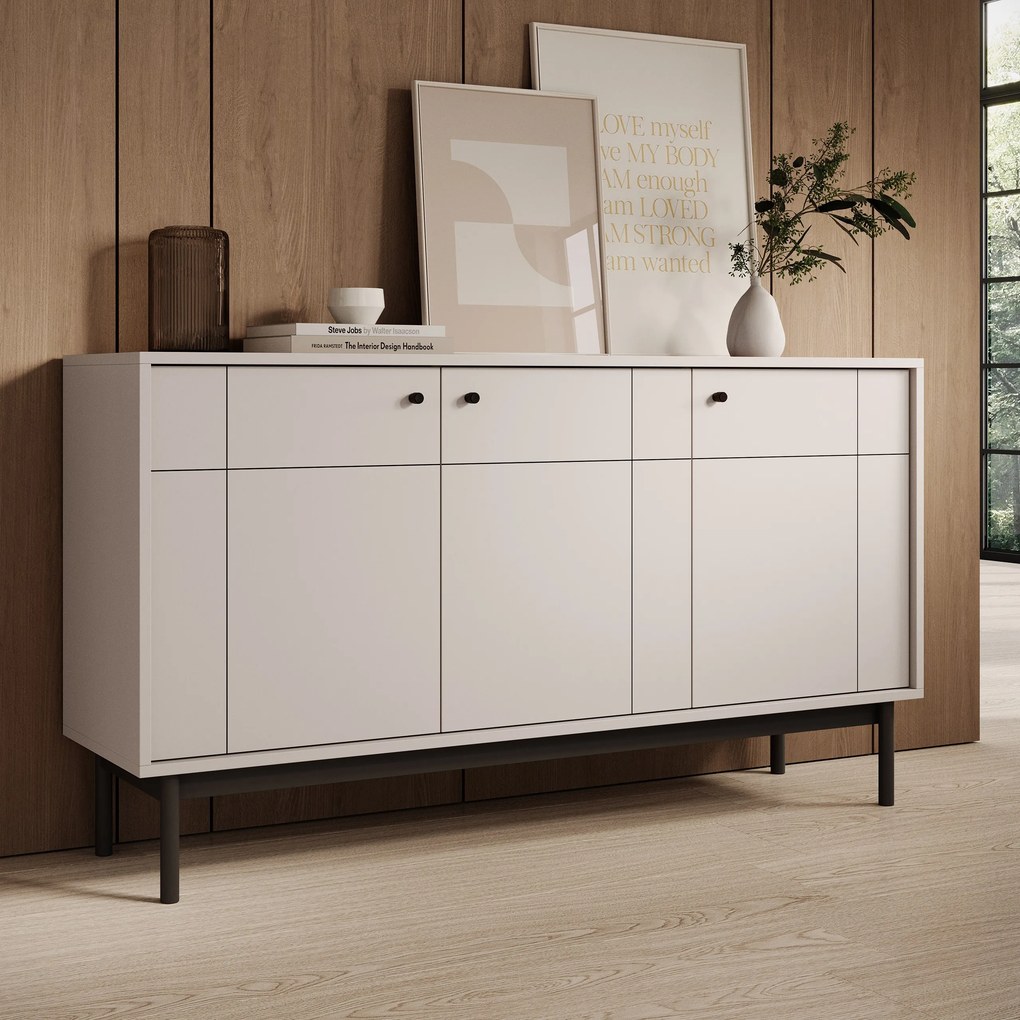 Komoda GIAPPONESE 154 cm do Salonu Sypialni Kaszmir