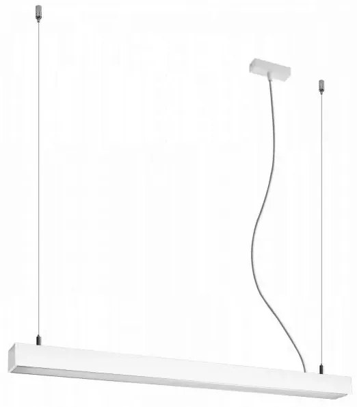 Biała lampa wisząca LED z regulacją wysokości 4000 K - EX616-Herrick