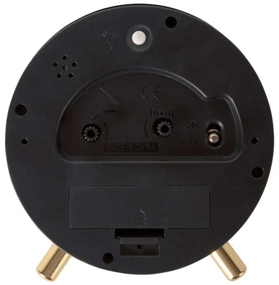 Budzik ø 11 cm Gold Disc – Karlsson