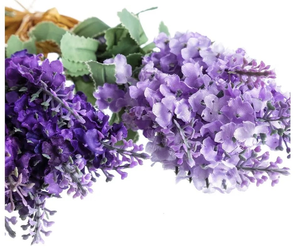 Sztuczne kwiaty zestaw 3 szt. (wysokość 32 cm) Lavender Bouquet – Casa Selección