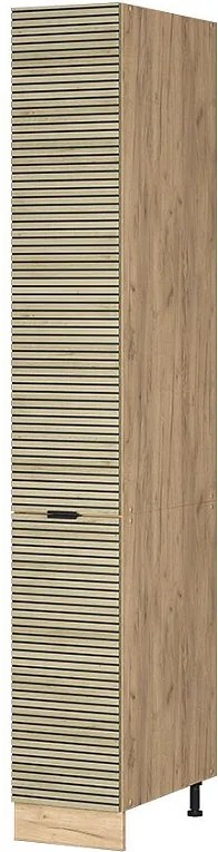 Szafka aptekarska panel dębowy 30x58x206.8 fame-line