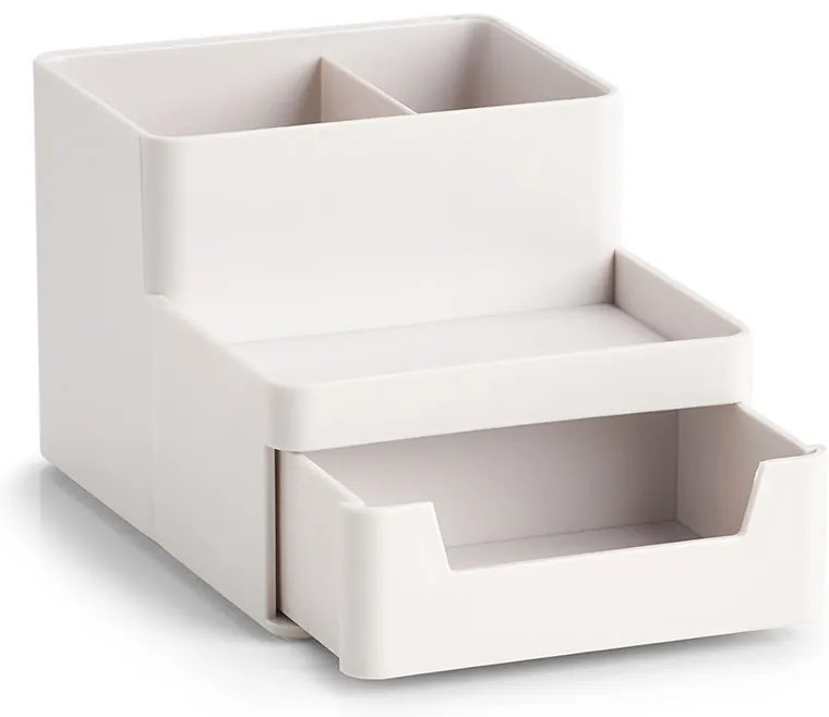 Organizer na biurko z plastiku, 11,2 x 15,5 x 9,5 cm