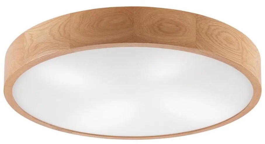 Plafon OAK 4xE27/60W/230V ø 57,5 cm dąb