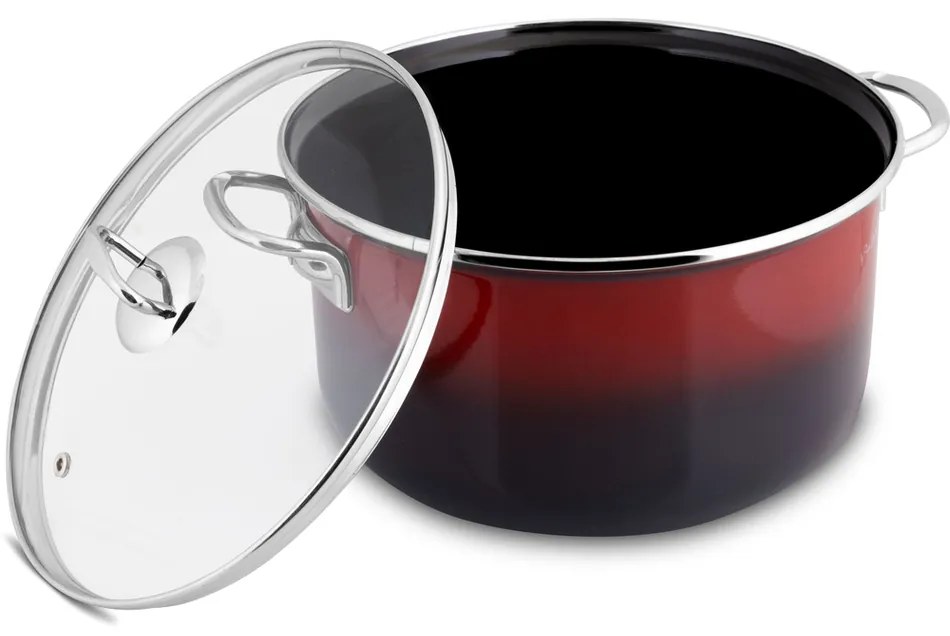 Lamart LT1183 garnek emalia Email, 22  cm, śred. 22 cm