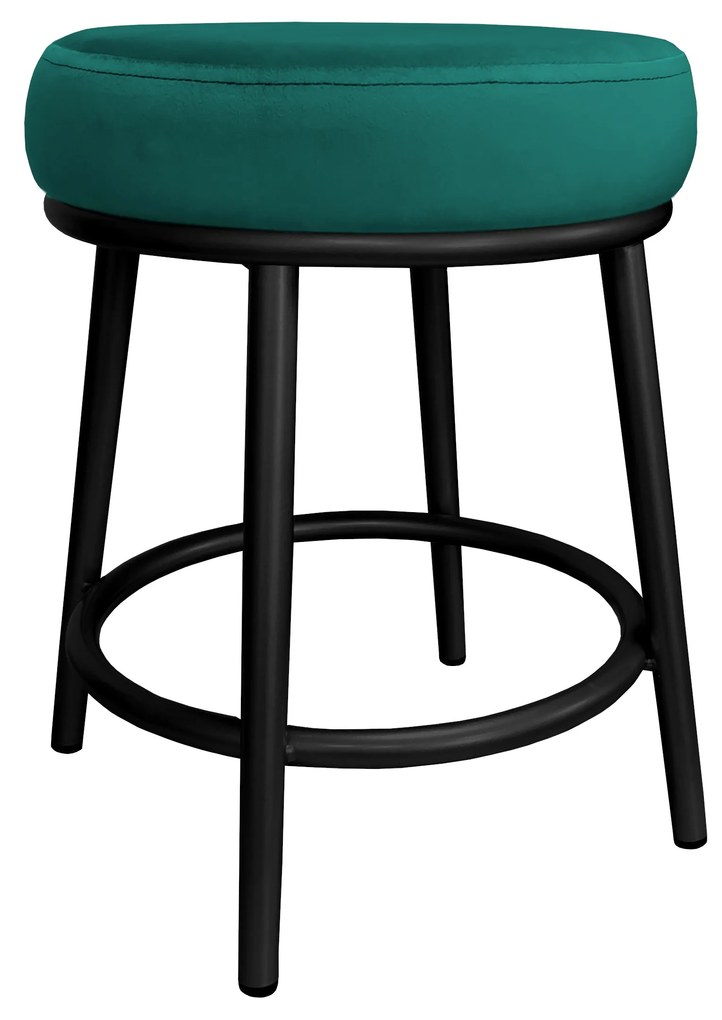 Taboret Ben noga metalowa czarna MG20