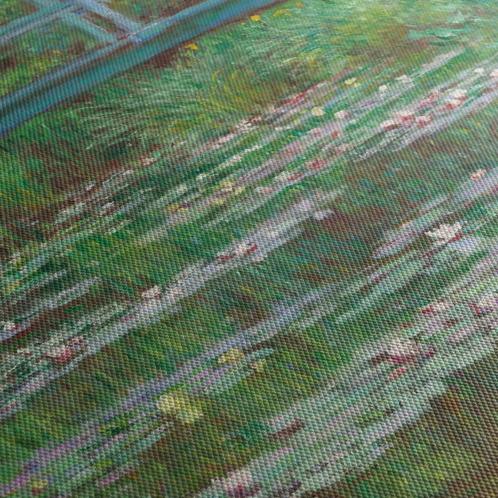Obraz - Claude Monet, The Japanese Footbridge, reprodukcje (125x70 cm)