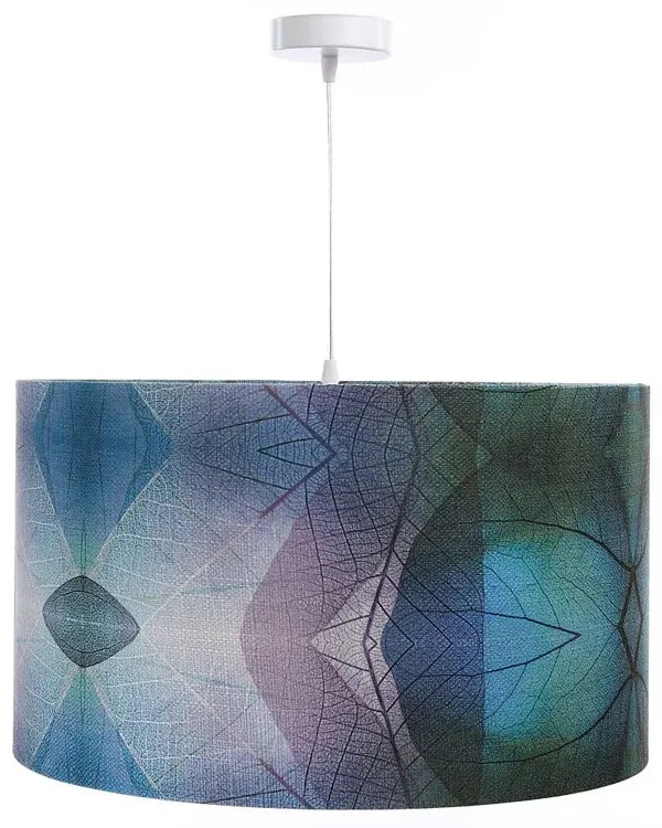 Fioletowa duża lampa wisząca do salonu - S389 L3-H15