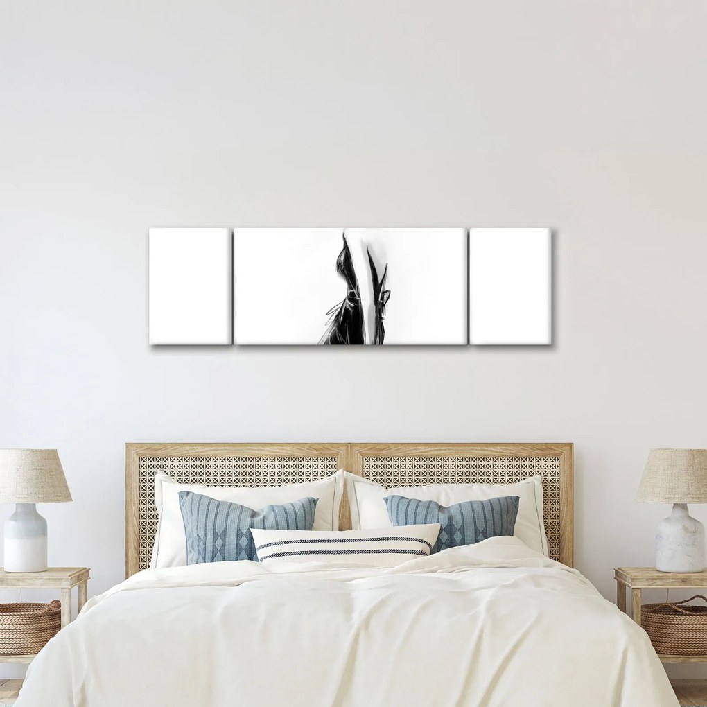 Obraz - Ilustracja mody (170x50 cm)